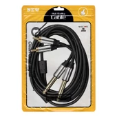 MAGİCVOİCE LD398 2X6.3 MM MONO ERKEK + 2XRCA ERKEK 3 METRE KABLO - 2