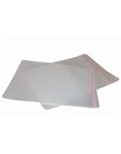 30x45+5 cm (30x50) 500 Adet Şeffaf Bantlı Yapışkanlı Jelatin Poşet - 4