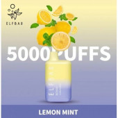 VOZOL ELFBAR Puff 5000-6000 Çekimlik Elektronik Nargile Cep Nargile - LİMON NANE AROMA - 1