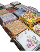 Mandaş Tekstil Tabure Minderi, Bağcıklı Tabure Minderi (32x32) - 1
