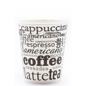 7 Oz 1 Koli (2500 Adet) Coffee Desen Kağıt Karton Bardak - 1