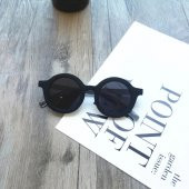 Renkli Yuvarlak Çocuk Gözlüğü 3- 8 Yaş  Siyah - 1