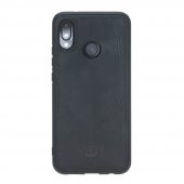 Huawei P20 Lite Uyumlu Deri Cüzdanlı Kılıf Siyah - 2