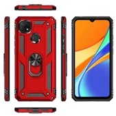 Smcase Oppo A15s Kılıf Vega Yüzüklü Tank Silikon thumbnail 3