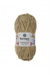 (3Adet) KARTOPU Yumurcak Kadife İp K826 120 Metre - 1