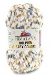 Himalaya Dolphin Baby Colors Kadife El Örgü Ipliği Renk No: 80416 - 1