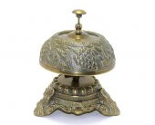 Pirinç Resepsiyon Zili Dekoratif Hediyelik thumbnail 1