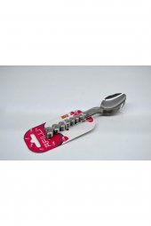 Paslanmaz Çelik Kalp Model Kalp Desen 12 Adet Çay Kaşığı - 1