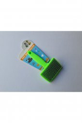Evcil Hayvan Fırçası Tarak Kedi Köpek Tüy Toplayıcı Geniş Ağız 9x5x15 Cm Yeşil - 1
