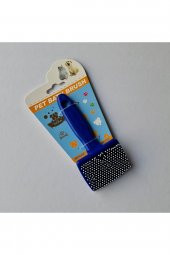 Evcil Hayvan Fırçası Tarak Kedi Köpek Tüy Toplayıcı Mavi - 1