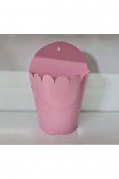 Metal Duvar Panosu Çiçeklik Pembe 26x18x9 cm - 1