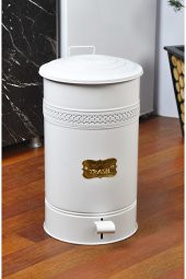 Metal Pedallı Mutfak Banyo 30litre Çöp Kovası - 1