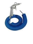 Yüksek Kalite Kompresör Spiral Hava Hortumu 15 mt Hava Tabancası Setli - 1