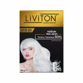 Liviton Professional Tek Kullanımlık Yoğun Toz Saç Açıcı 100 gr + Oksidan 150 ml - 1