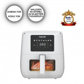 Robx Robwell AS27 Airfryer Yeni Nesil Halojen Isı Sistemli 1700W 6lT Dokumatik Ekran - 1