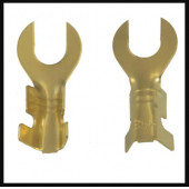 4.8 mm Çatal Y Tipi İzolesiz Kablo Ucu (10 Adet) - 1