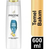 Pantene Temel Bakım 3Ü1 Arada Şampuan 600 Ml - 1