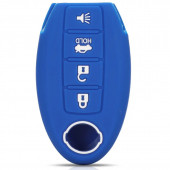 NİSSAN MAXIMA ALTIMA VERSA JUKE QASHqAİ X-TRAİL SİLİKON ANAHTAR KILIF (MAVİ) thumbnail 3