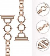 ​​​Apple Watch Ultra 49mm Kordon KRD-56 Metal Strap Kayış - 8