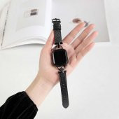 ​​​Apple Watch Ultra 49mm Kordon KRD-53 Deri Strap Kayış - 4