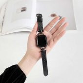 ​​​Apple Watch Ultra 49mm Kordon KRD-53 Deri Strap Kayış - 8