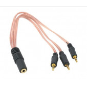 3.5mm Stereo (Dişi) to 3 x Stereo (Erkek) Çevirici Kablo - 2