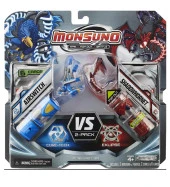 MONSUNO, Lisanslı Airswitch VS Shadowhornet Figürleri, Fırlatma Kapsülleri ve 6 Oyun Kartı - 4