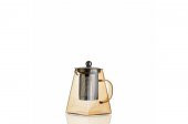 Çiftçiler Metal Süzgeçli Cam Demlik 950 ml Gold CIF1019 - 2