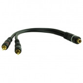 RCA (Dişi) to 2 x RCA (Erkek) Dönüştürücü Kablo - 2