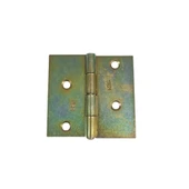 Şen Yaprak Menteşe Çinko | 5,5 cm | Sarı Renk | 1,5x55x55 mm | 10 ADET - 1
