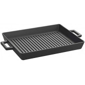 Lava Döküm Dikdörtgen 26X32 Cm Metal Kulplu Izgara Tava - 2