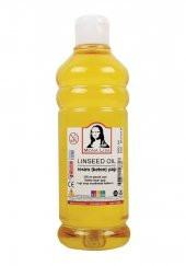 Keten Yağı 500 ml 2 Adet Resim Yağı Monalisa Rafine Bezir Yağı Yağlı Boya İncelticisi Yağlı Boya Yardımcı Malzemesi - 4