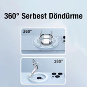 Coofbe Magsafe Uyumlu Telefon Tutucu İphone 14 13 12 Pro Max Stand Yüzük Tutucu İphone Masaüstü Stand - 8