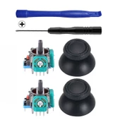 PS5 Analog Motor ve Topuz 2+2 Tornavida Ayırıcı Set Playstation 5 Kol Tamir Seti Yedek Parça - 1