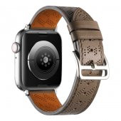 ​​​Apple Watch 38mm KRD-76 PU Deri Kordon Strap Kayış - 2