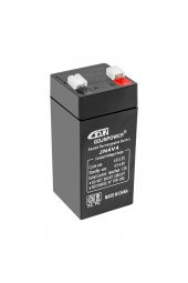 Akü 4 Volt 4 Amper Dik Gdjn Jn4v4 ( 46 X 46 X 100 Mm ) - 1
