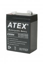 Atex Ax604 6v 4ah Bakımsız Kuru Akü - 1