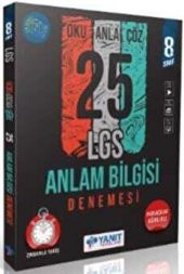 Yanıt Yayınları 8. Sınıf Anlam Bilgisi 25 Deneme - 1