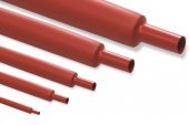Isı ile 2/1 Daralan Makaron 3.5 mm - Kırmızı - 200 Metre - 1