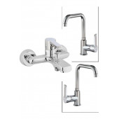 Penta Lavabo Eviye Banyo Bataryası Agena Serisi ( L Boru ) 909190 - 1