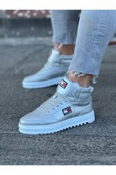 Wagoon WG220 Gümüş Erkek Yarım Bilek Bot - 1