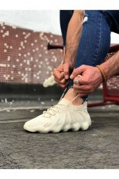 Wagoon WG300 Bej Triko Sargı Taban Casual Erkek Ayakkabı - 1