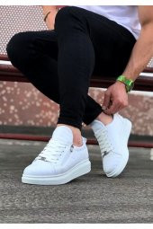 Wagoon WG502 Beyaz Kapitone Erkek Casual Ayakkabı - 2