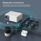 AKIYO Mini WiFi Yükseltilmiş Bluetooth Taşınabilir Projektör - 3