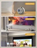 NexiGo Mini Taşınabilir Projektör Çizgi Film için Çocuklara Hediye Beyaz - 2