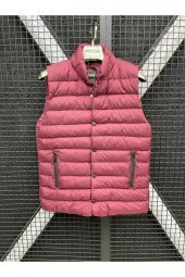MODAY SOFT CASUAL LACİVERT SPOR DOLUM ŞİŞME YELEK YATAY DİKİŞ PATLI - 2