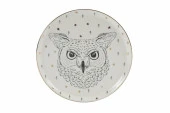 Porland Forest Serisi 20cm Düz Tabak Owl - 1