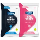 Deep Fresh Deodorant Mendil Kadın ve Erkek Set 6 x 20 Yaprak thumbnail 3