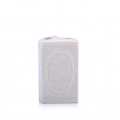LY-J91B SERAMİK DİŞ FIRÇALIK ÇİÇEKLİ KARE MODEL 8X8X11CM - 3