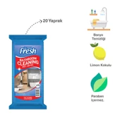 Ultra Fresh Banyo Yüzeyi Temizleme Mendili 20 Yaprak - 6